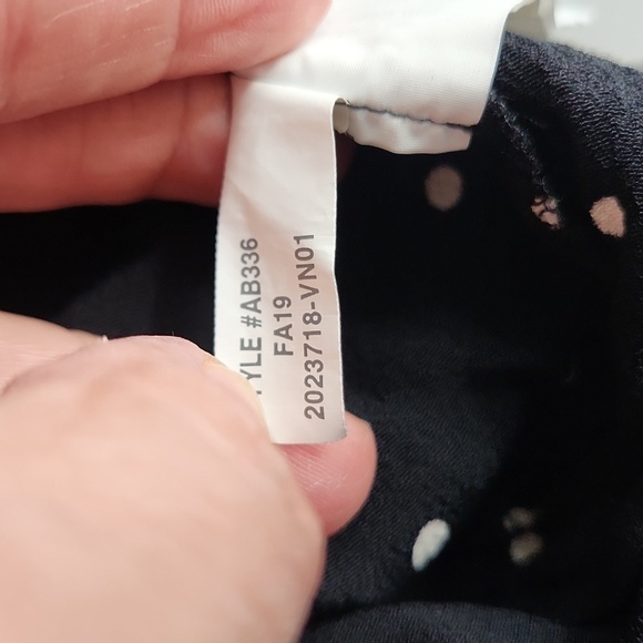 Madewell Black Ruffle Front Wrap Jumpsuit in Grid Dot - Picture 11 of 11